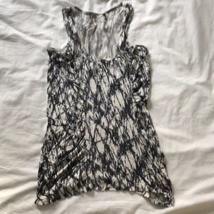 Black and white tank